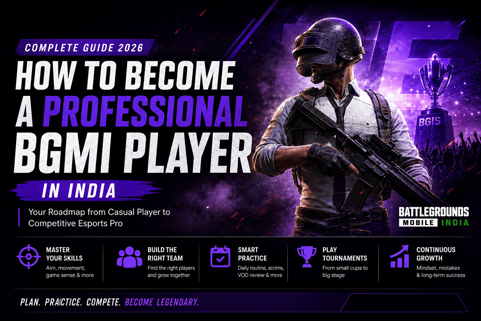 How to Become a Professional BGMI Player in India (2026 Complete Guide)
